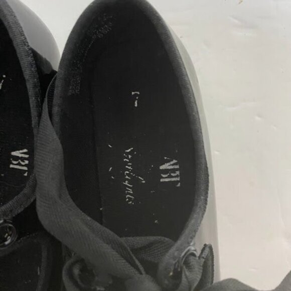 ABT Spotlights American Ballet Theatre Black Patent Tap Shoes Girls Size 7 - Picture 5 of 8